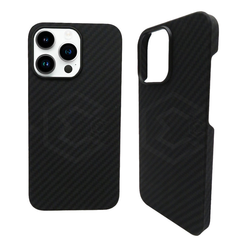 Funda Case De iPhone 13-14 Fibra De Carbono 100% Real