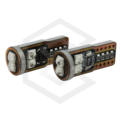 Kit 10 Focos Pellizco 6 Led Burbuja Canbus Super Potente 12v