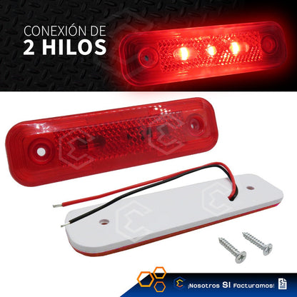 10 Plafón Cuarto Direccional Lateral Led Alta Intensidad 24v