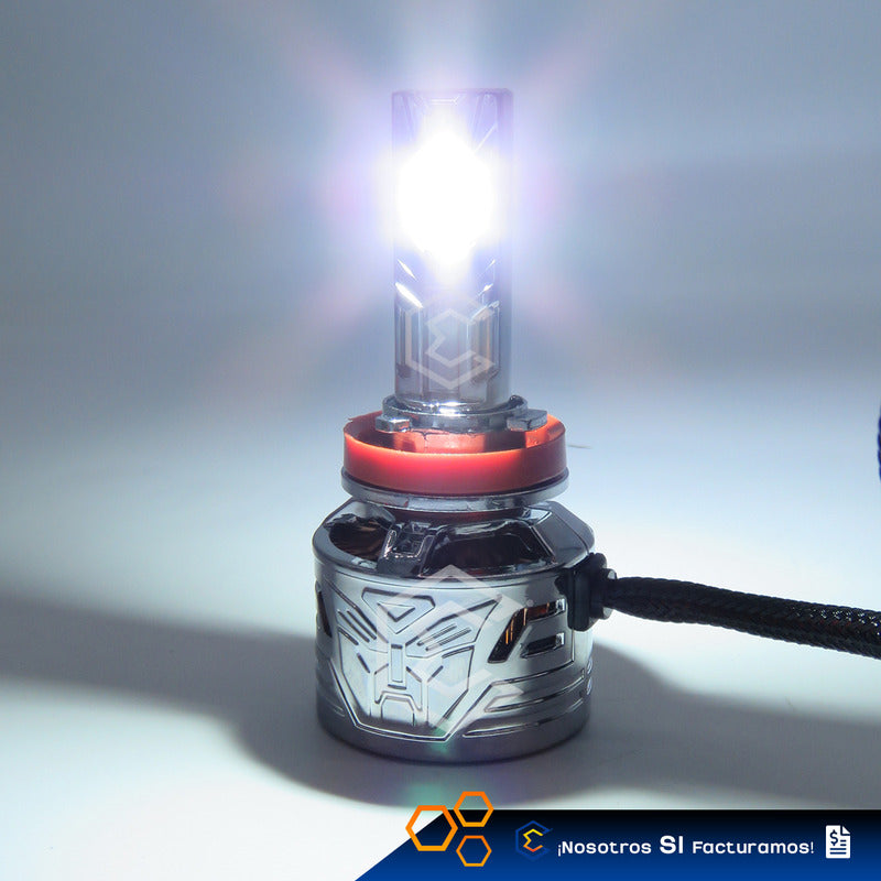 Kit 2 Focos H11 48 Led Csp Nitrogeno Zinc Alta Baja 20,000lm H11