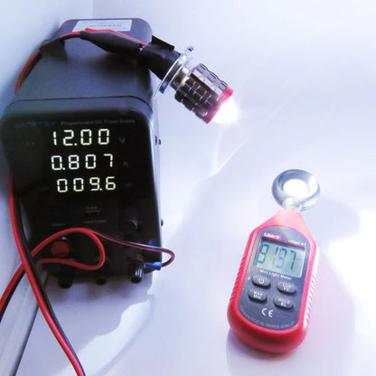 Foco Moto H4 Lupa Proyector Bicolor 6 Leds Csp 2 Funciones T H4