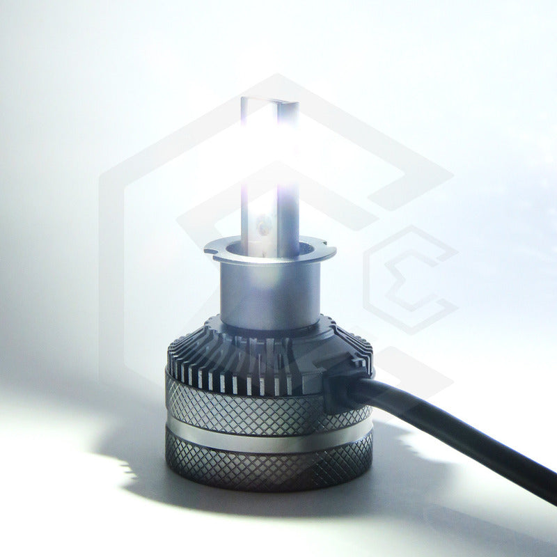 Kit Focos H3 12 Leds Csp 9-30v 27w Reales Alta Baja 8000lm H3