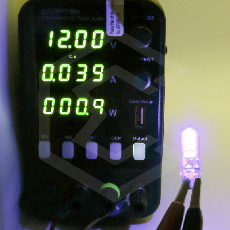 Kit 5 Pares Focos De Pellizco T10 8 Leds Estrobo En Codigo