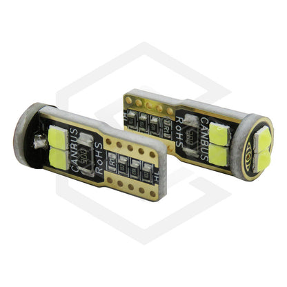 Kit 10 Focos Pellizco 6 Led Burbuja Canbus Super Potente 12v