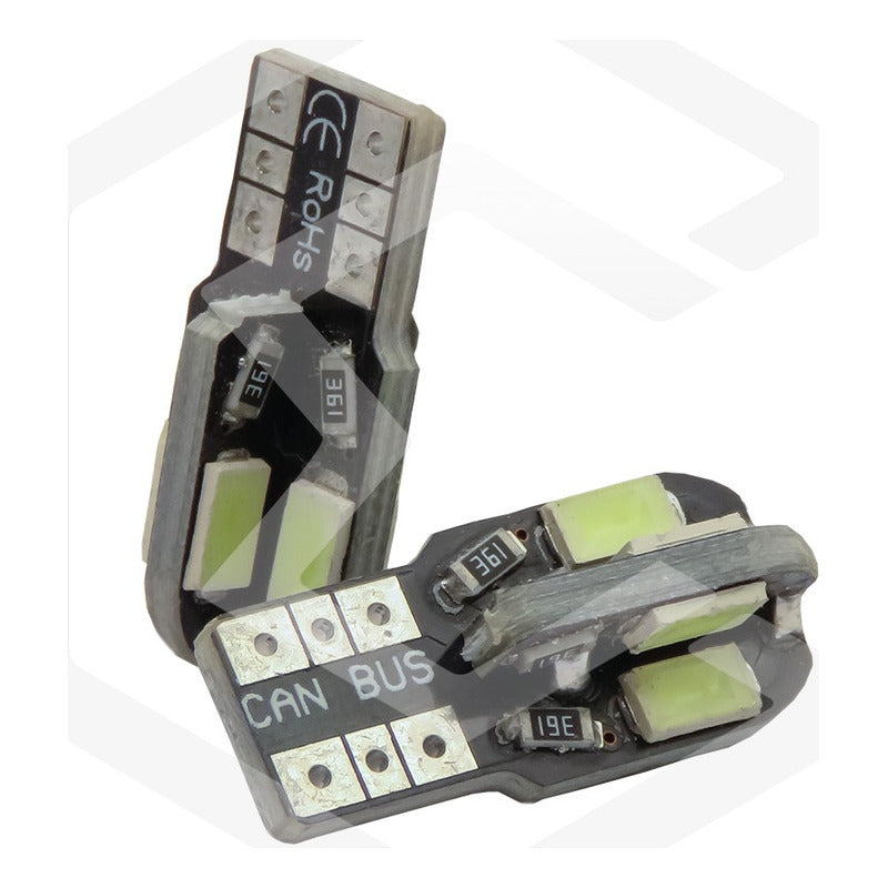 Kit 5 Par Focos De Pellizco 8 Led Canbus Alta Intensidad 12v