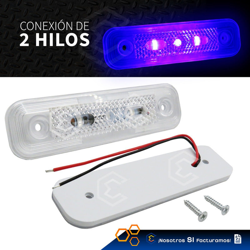 10 Plafón Cuarto Direccional Lateral Led Alta Intensidad 24v