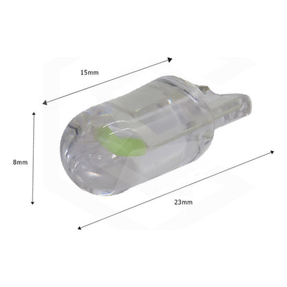 10 Focos Pellizco T10 1 Hiper Leds Cristal Alta Potencia 12v