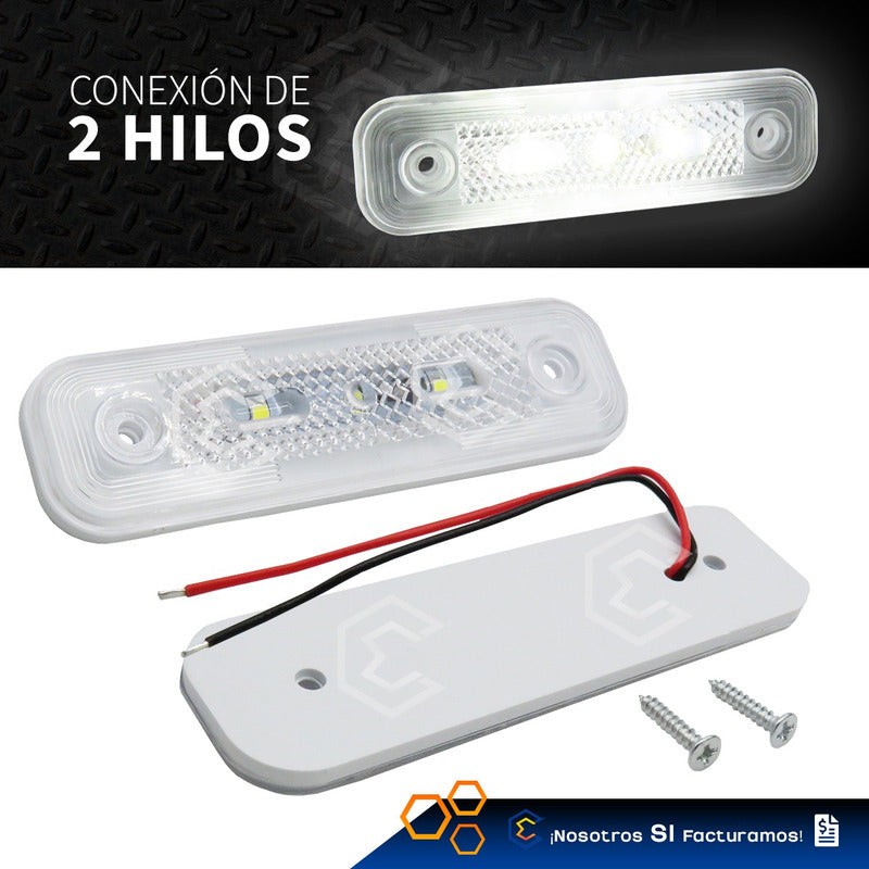 10 Plafón Cuarto Direccional Lateral Led Alta Intensidad 24v