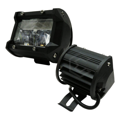 Par Faros Universal Rectangular 6 Hiperled Blanco Fijo 12-24