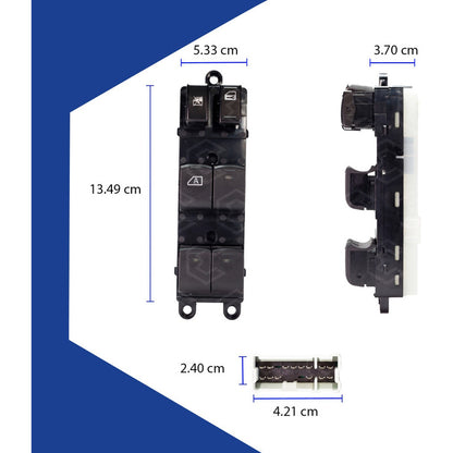 Control Maestro Vidrios Nissan Sentra 2007 A 2012 2 Arneses