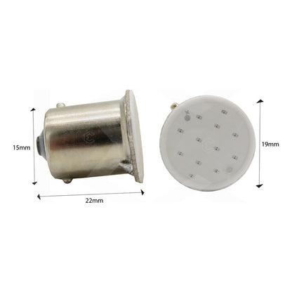 100 Focos 1156 1157 Led Cob Cuarto Stop Direccional Reversa