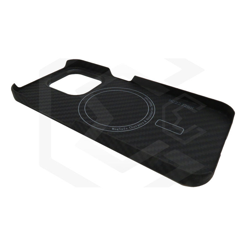 Funda Case De iPhone 13-14 Fibra De Carbono 100% Real