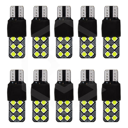 Kit 10 Focos De Pellizco 12 Led 3 Funciones D Estrobo Canbus