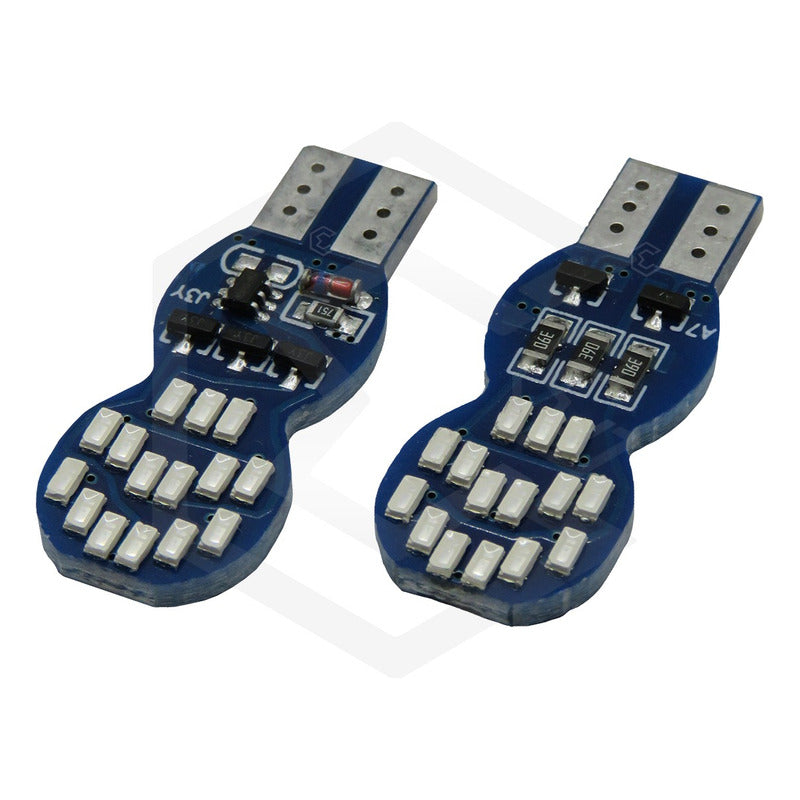 Par De Foco Pellizco T10 30 Led Secuencial Stop Direccion T