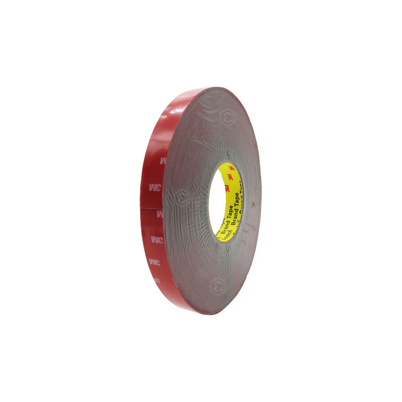 Rollo De Cinta Doble Cara 3 M Pega Moldura 3/4'' X 32.5m Rojo Lisa
