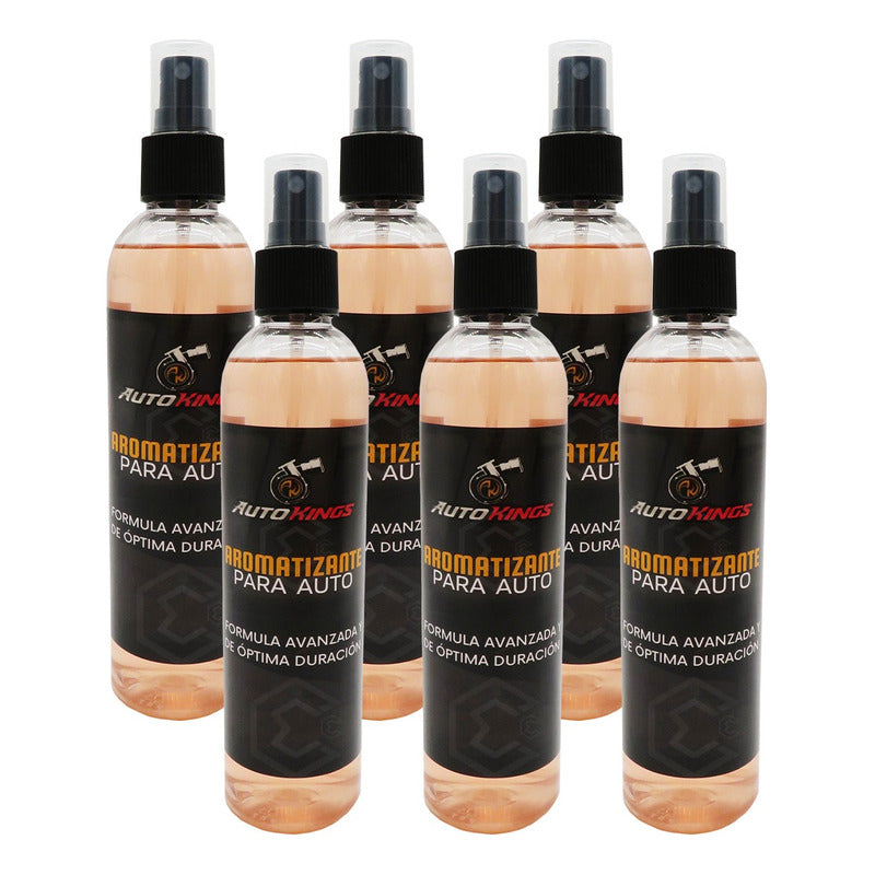 6 Aromatizante P Auto Desodorante Liquido Casa Oficina 270ml
