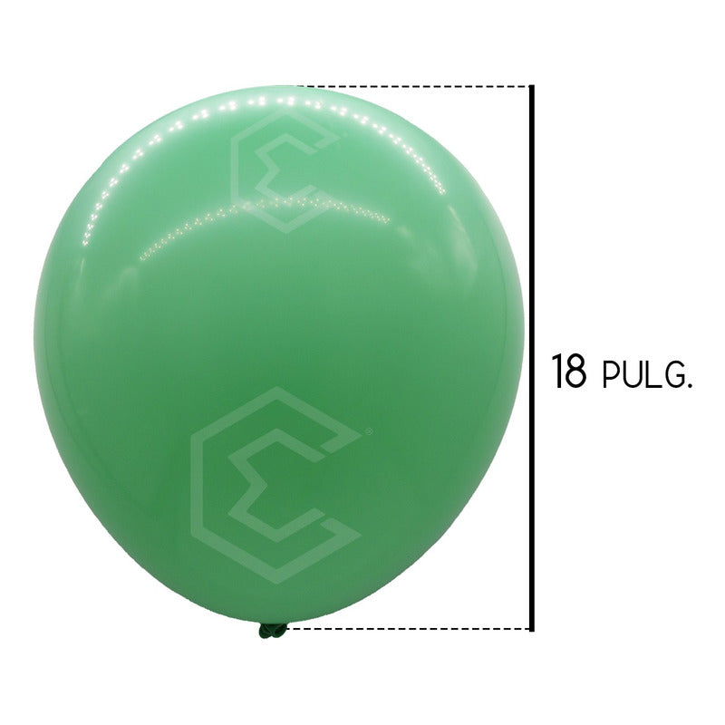 3 Globos Brillosos N°18 De Látex Para Fiestas Bodas Eventos