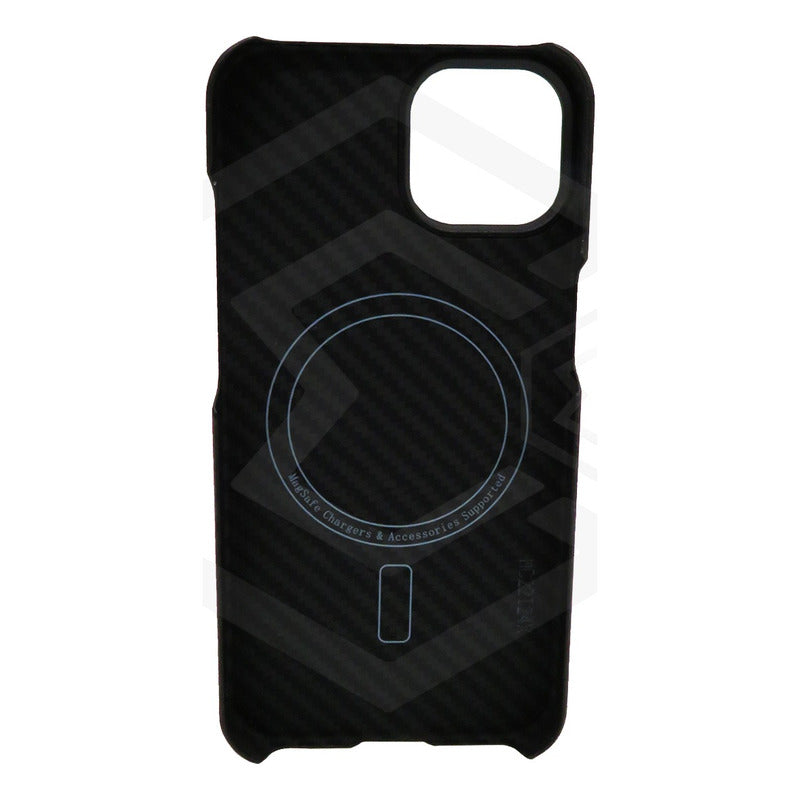 Funda Case De iPhone 13-14 Fibra De Carbono 100% Real