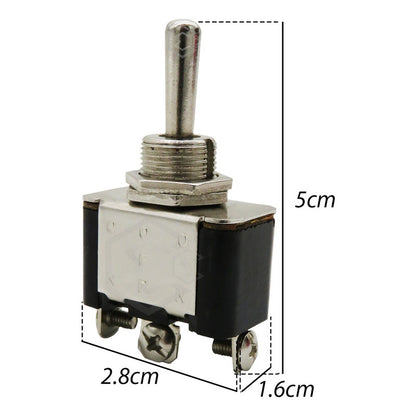 10 Switch Palanca 2 Pasos On/off Metalico Reforzado Uso Rudo