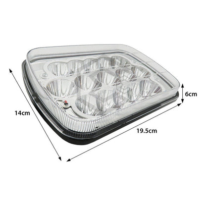 Par Unidad 5x7 108 Led Blanco Aro De Angel Alta/baja 12/24v