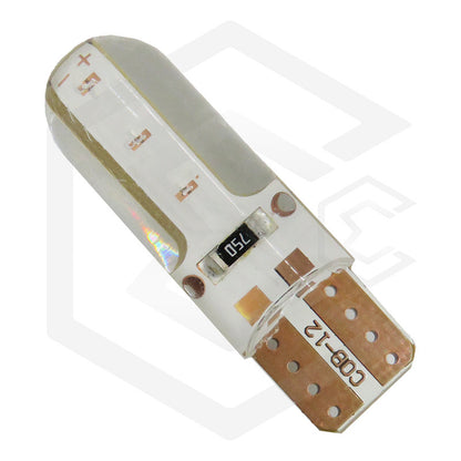 Kit 5 Pares Focos Led Cob Grande Pellizco T10 Silicon Auto