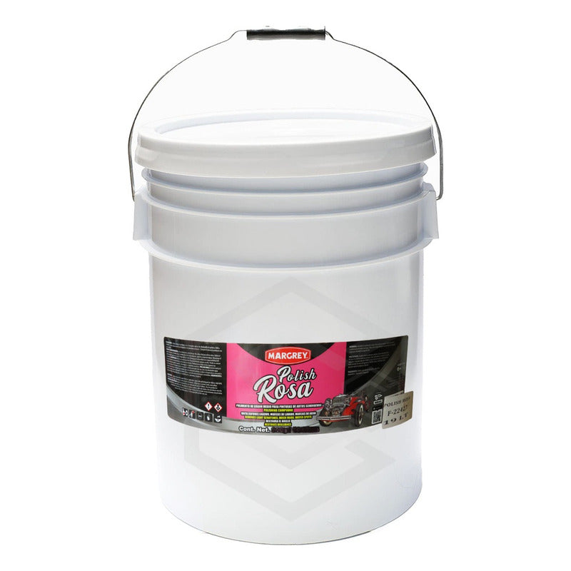 Cubeta Polish 19lt Blanco,rojo,rosa Alto Brillo A Elegir