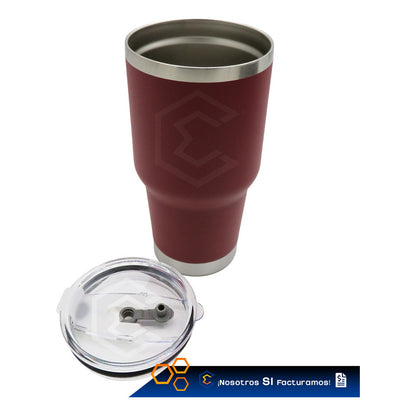 Termo Vaso Personalizado Nombre O Logo Láser 30oz Acero Inox