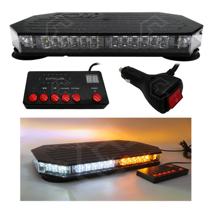 Torreta 42 Leds Bicolor Con Control 38 Funciones Imán 12-24v