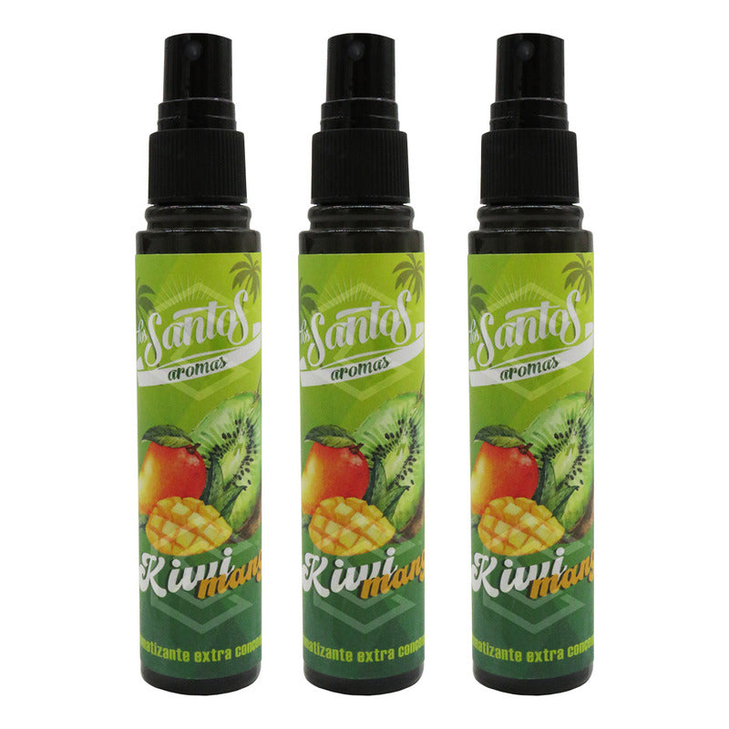 3 Aromatizante Botella Spray Liquido 60ml Auto Casa Ambiente