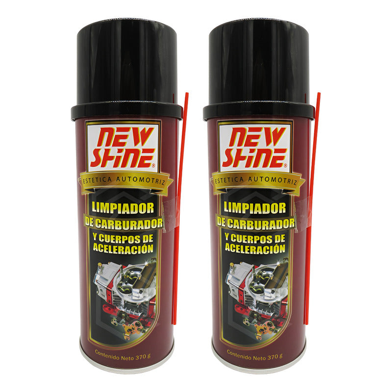 2 Limpiador De Carburador Carbuclean Cuerpo De Aceleracion Transparente