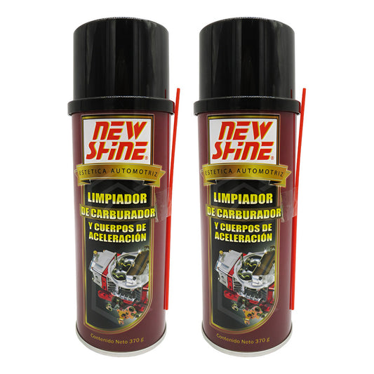 2 Limpiador De Carburador Carbuclean Cuerpo De Aceleracion Transparente