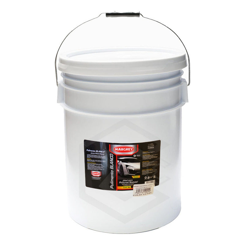 Cubeta Pulimento 19lt Blanco,rojo,rosa Alto Brillo A Elegir