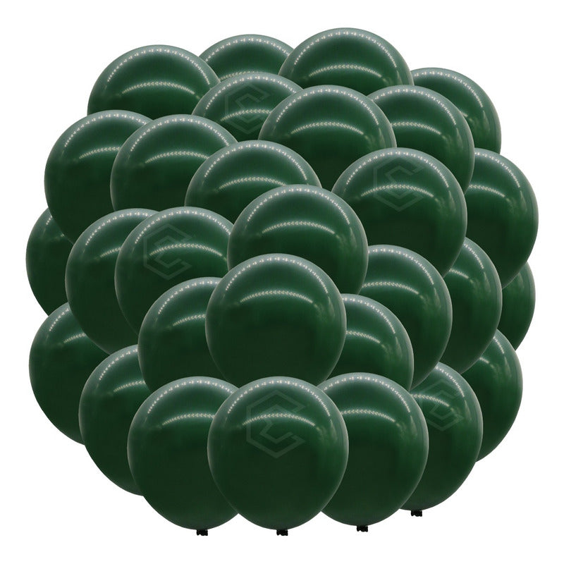 3 Globos Brillosos N°18 De Látex Para Fiestas Bodas Eventos