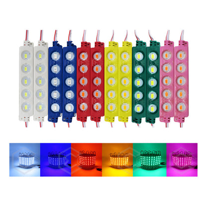 20 Modulos De 5 Leds 5630 Hiper Led Ip65 Contra Agua Color