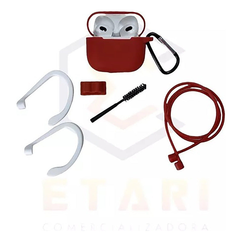 Estuche Protector 7en1 Y Kit De Accesorios Para AirPods Pro3