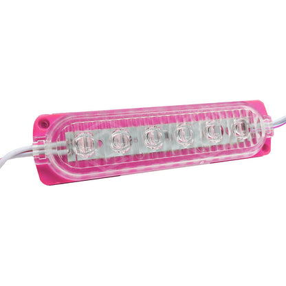 20 Módulos 6 Led Acrilico Alta Intensidad Color A Elegir 12v
