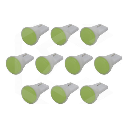 Kit De 10 Focos De Pellizco T10 1  Led Cob Alta Potencia 12v
