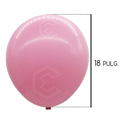 3 Globos Brillosos N°18 De Látex Para Fiestas Bodas Eventos