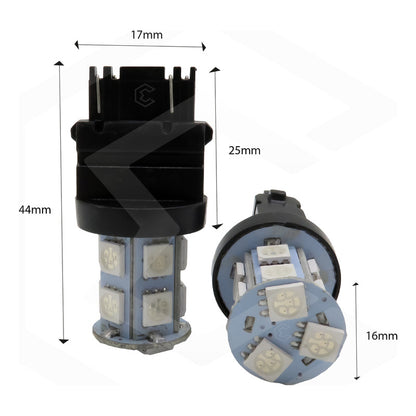 2 Focos 1157 1156 1176 3157 7440 7443 13 Leds  Estrobo 12v