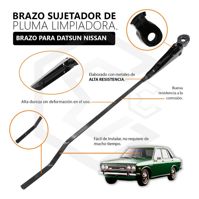 1 Brazo Limpiador Nissan Datsun Estaquitas 1979 Al 1984