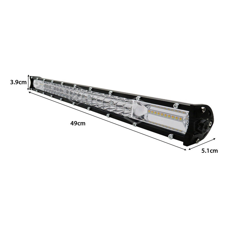 Barra Slim 120 Hiperled 19'' Blanco-ambar 5 Funciones 12-24v