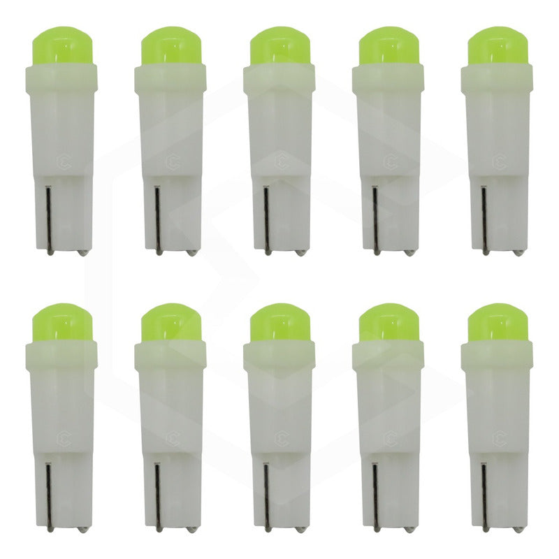 Kit 10 Focos 1 Led Pellizco T5 2721 Tablero Cluster Tipo Vel