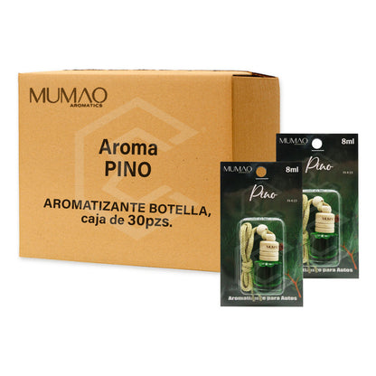 30 Aromatizante Colgante Botella 8ml Auto Casa Ambient Mumao