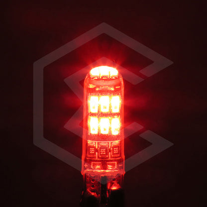 Par Focos De Pellizco T10 15 Leds Encapsulado