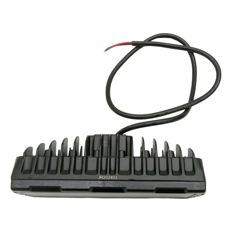 Par De Faros 18 Leds Rectangular Bicolor Con Lupa 12/24 Gel