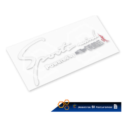 2 Calcomanía Sport Mind Chevrolet Sticker Vinil Auto Moto 25