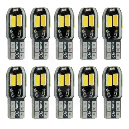 Kit 5 Par Focos De Pellizco 8 Led Canbus Alta Intensidad 12v