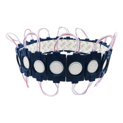 20 Módulos De 9 Led Cob Plasma Redondos Alta Intensidad 12v