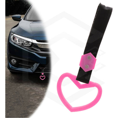 Tiron Corazon Jdm Tsurikawa Strap Remolque Gancho Decorativo