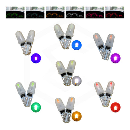 4 Focos Led T5 2721 12v Tablero De Mandos Cluster 5 Colores